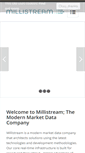 Mobile Screenshot of millistream.com
